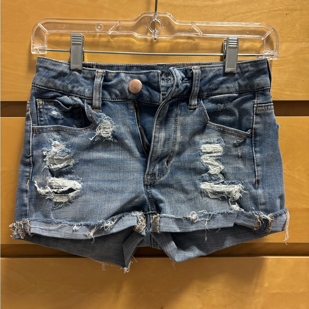 American Eagle Distressed Denim Women Shorts